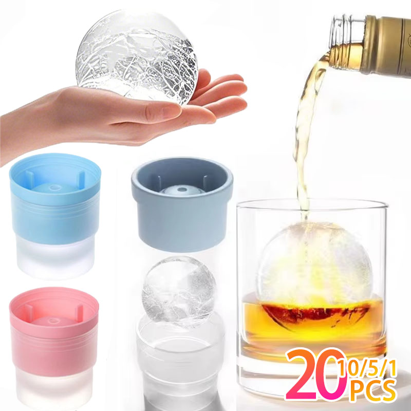 Art Craft Ice Cream - 1-20PCS Large Ice Ball Maker Multi