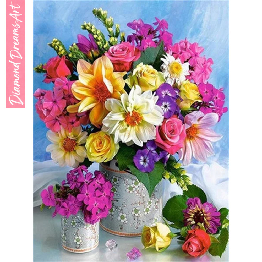 Art Craft Rose - Full Diamond Mosaic Flower 5D Diamond