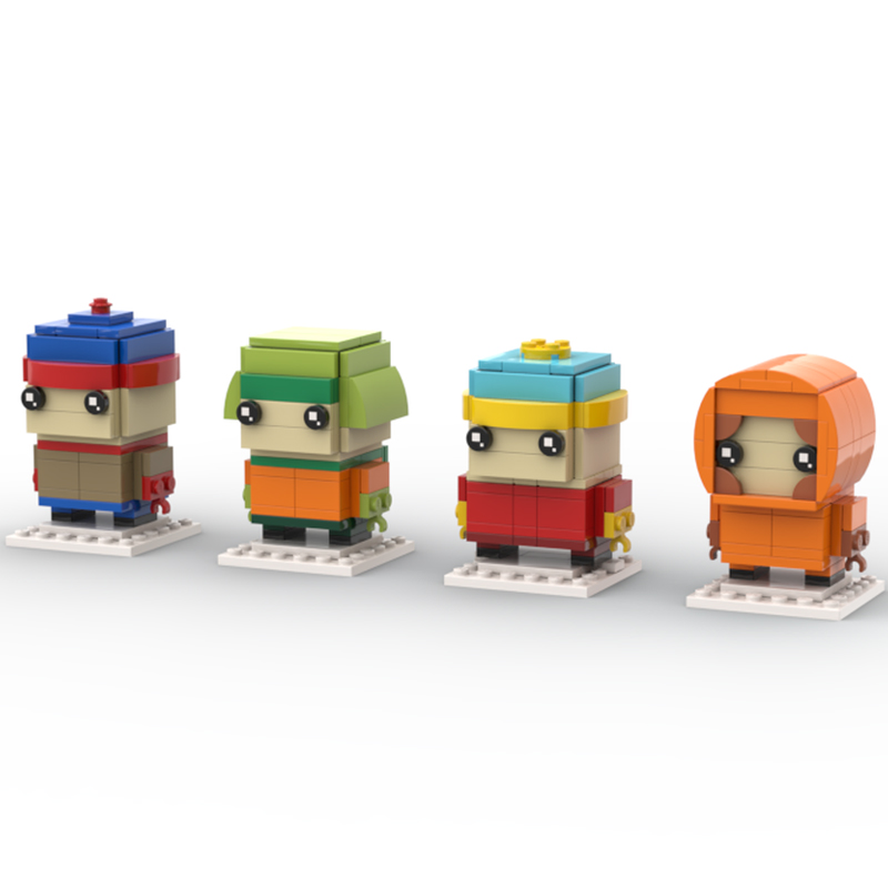 Art Craft Christmas Ideas - 336pcs MOC South Park BrickHeadz Model
