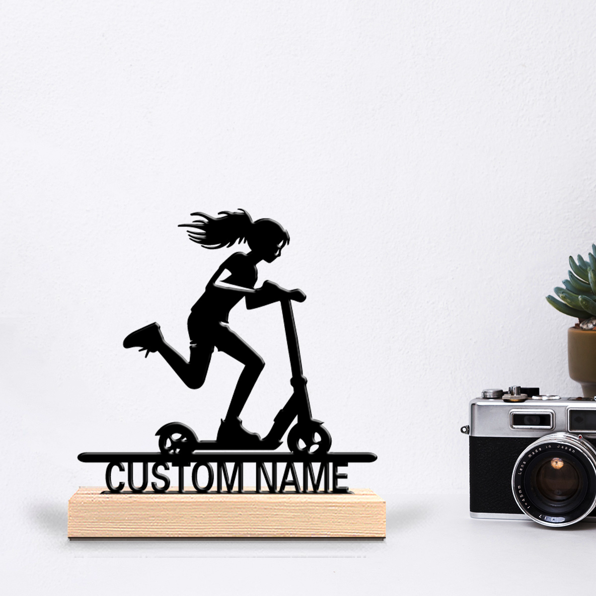 Art Craft Names - 1pc scooter Custom Name Tin Statue