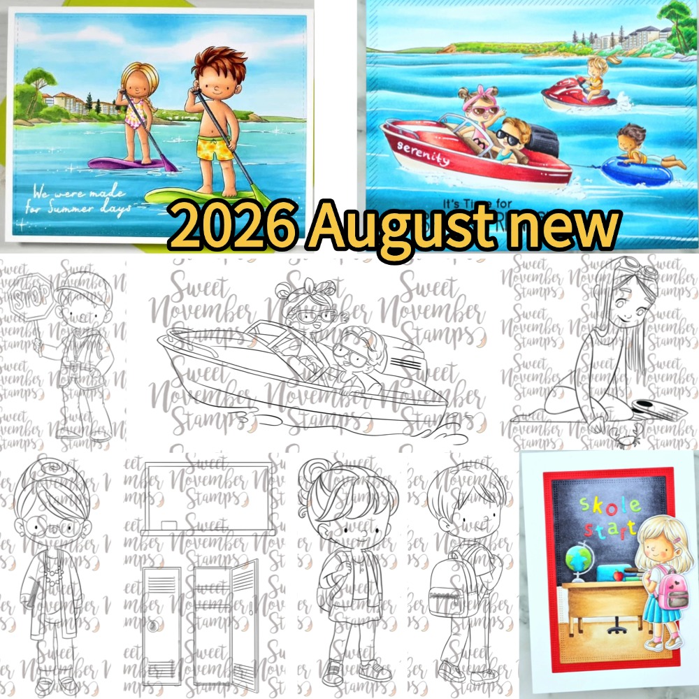 Rubber Stamp Blank - beach student 2026 Medal Framework Clear