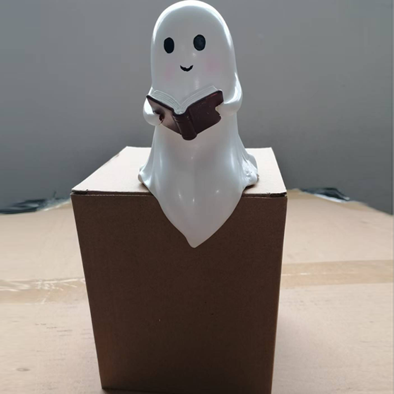 New Cute Ghost Reading Book La - Art Craft Books 评论和价格
