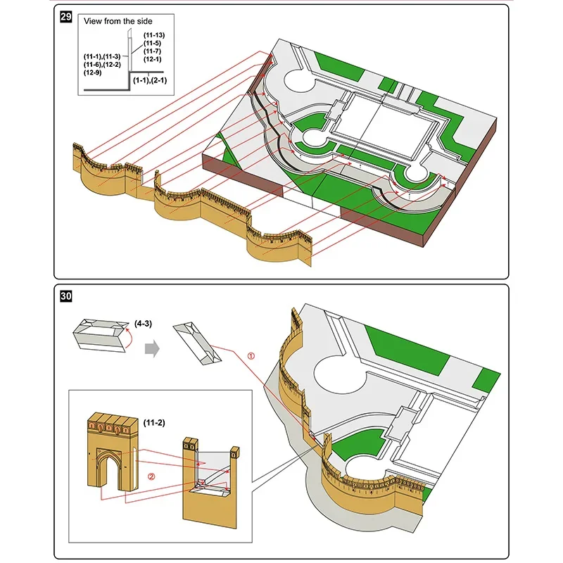 India Agra Fort Realistic Fold - Art Craft India 评论和价格