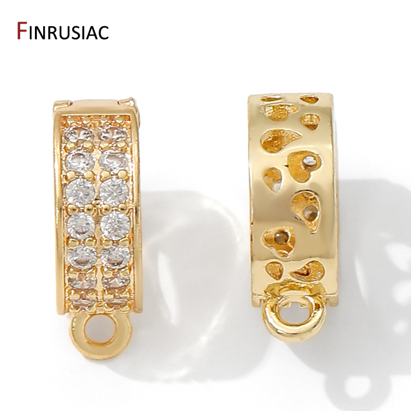 14/18K Gold Plated Brass Zirco - Art Craft Making 评论和价格