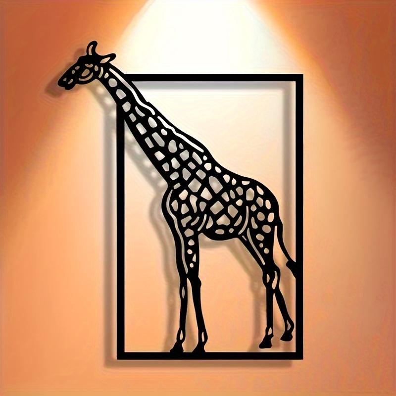 Abstract giraffe metal wall ar - Art Craft Halloween 评论和价格