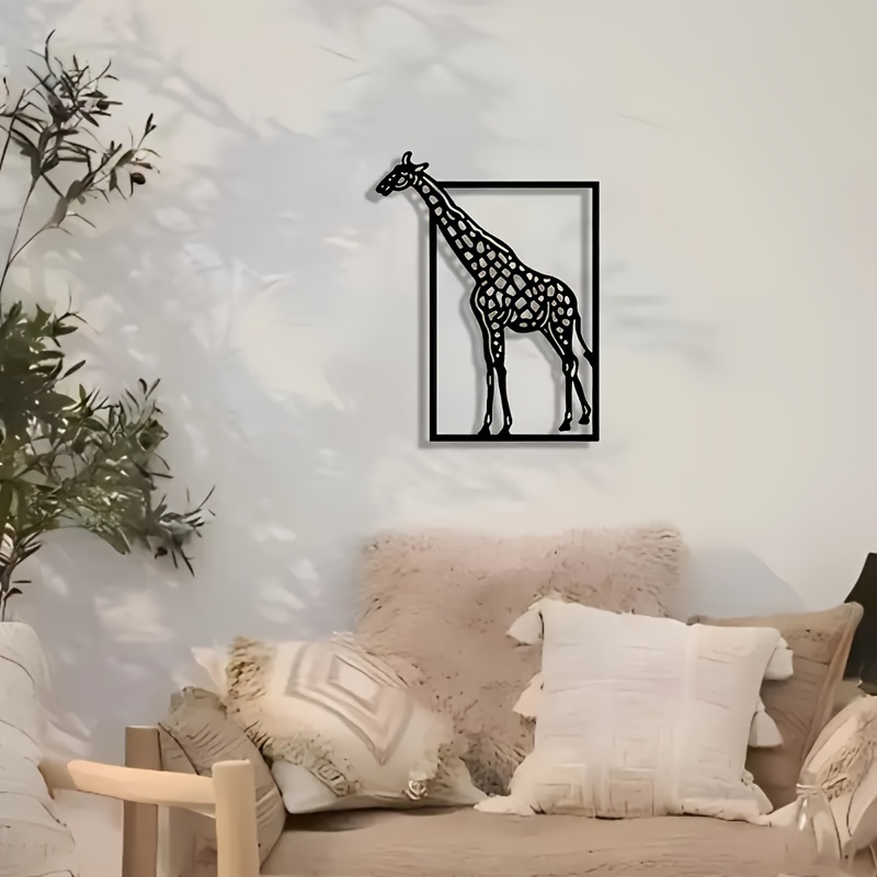 Abstract giraffe metal wall ar - Art Craft Halloween 评论和价格