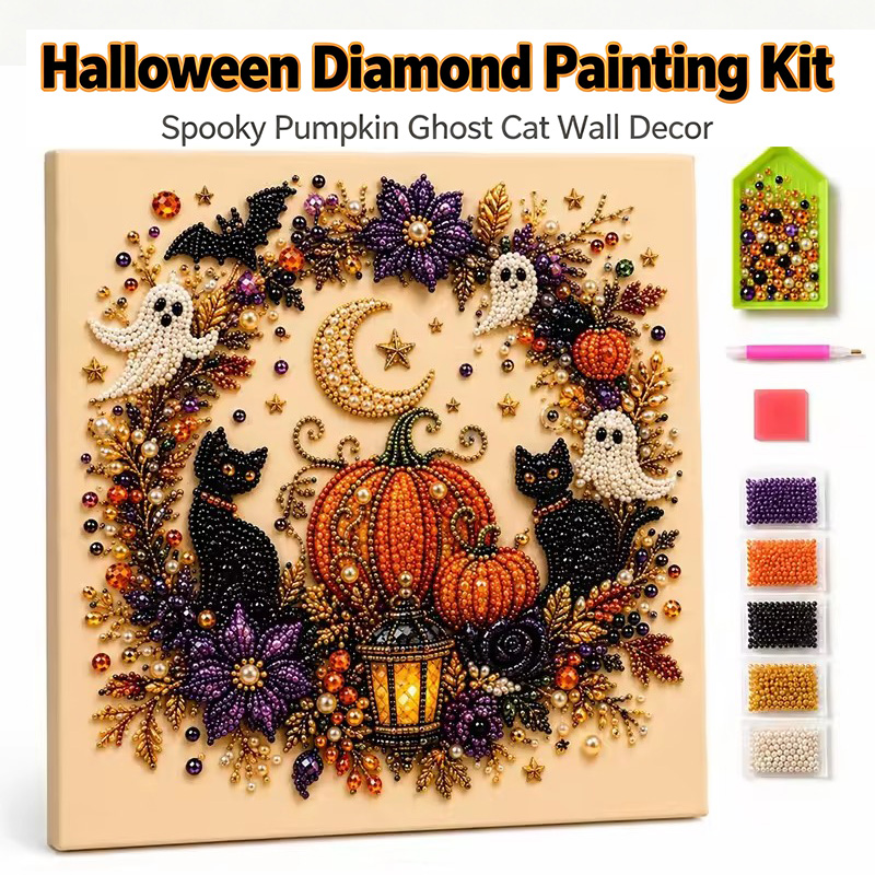 @Halloween Ghost Pearl Art Kit - Art Craft Halloween 评论和价格