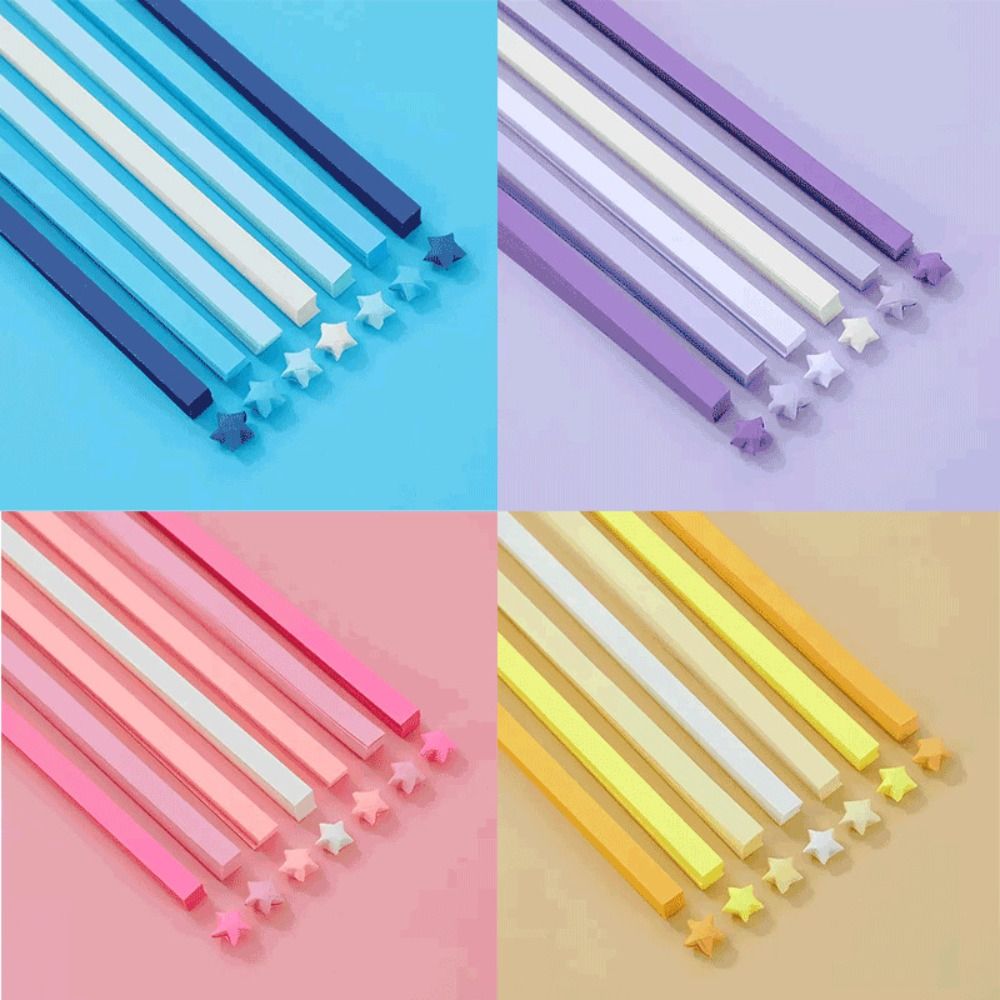 540 Sheets Origami Paper Stars - Art Craft Halloween 评论和价格