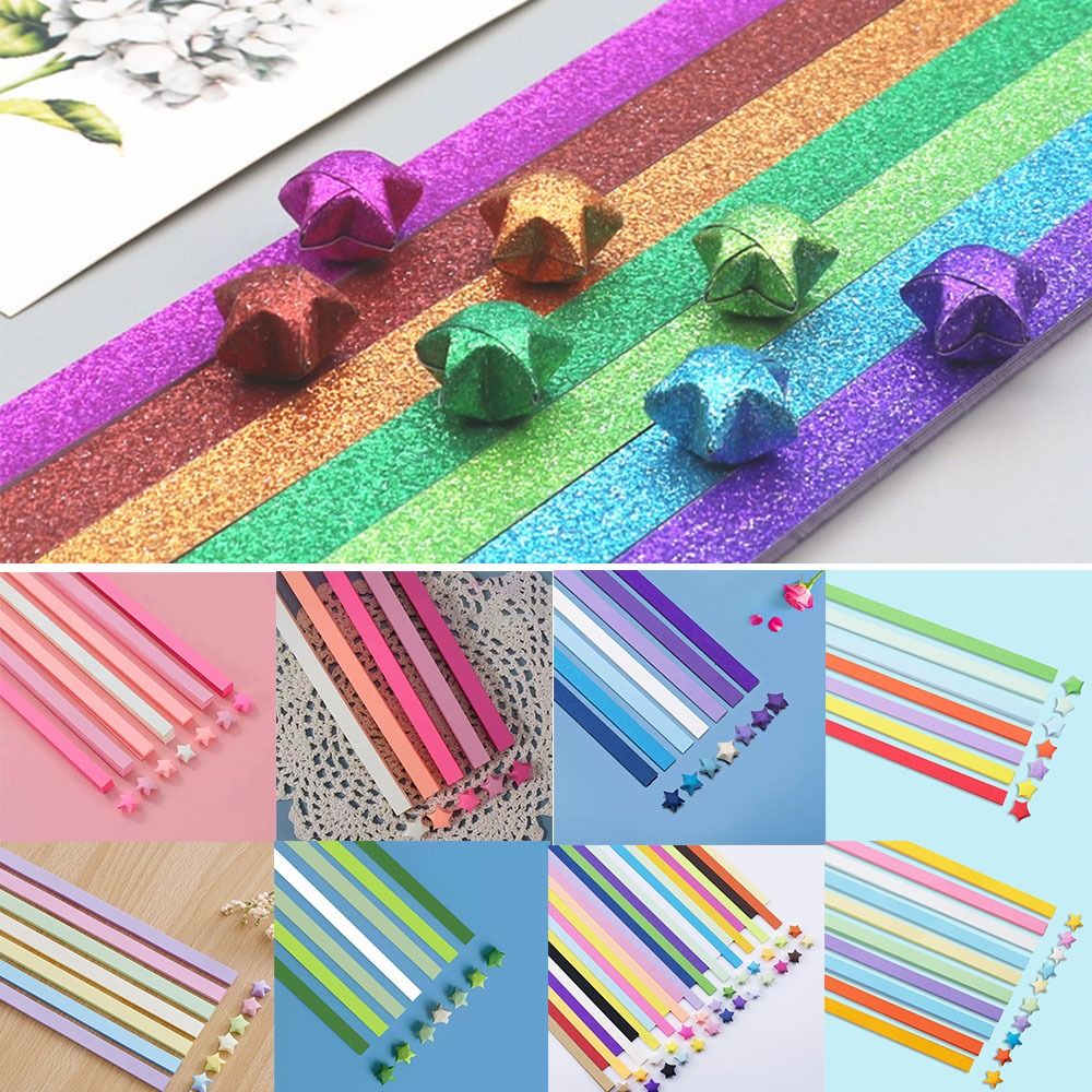 540 Sheets Origami Paper Stars - Art Craft Halloween 评论和价格