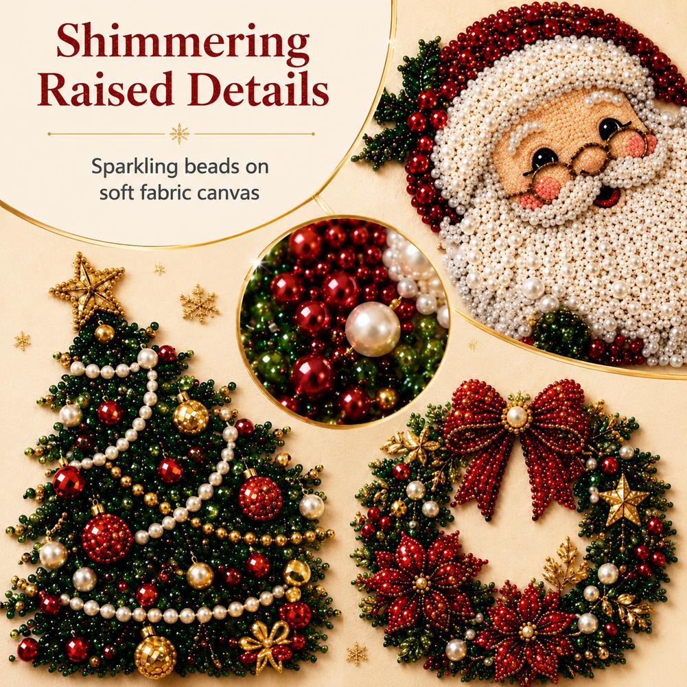 Christmas Santa Claus Pearl Ar - Art Craft For Kids 评论和价格