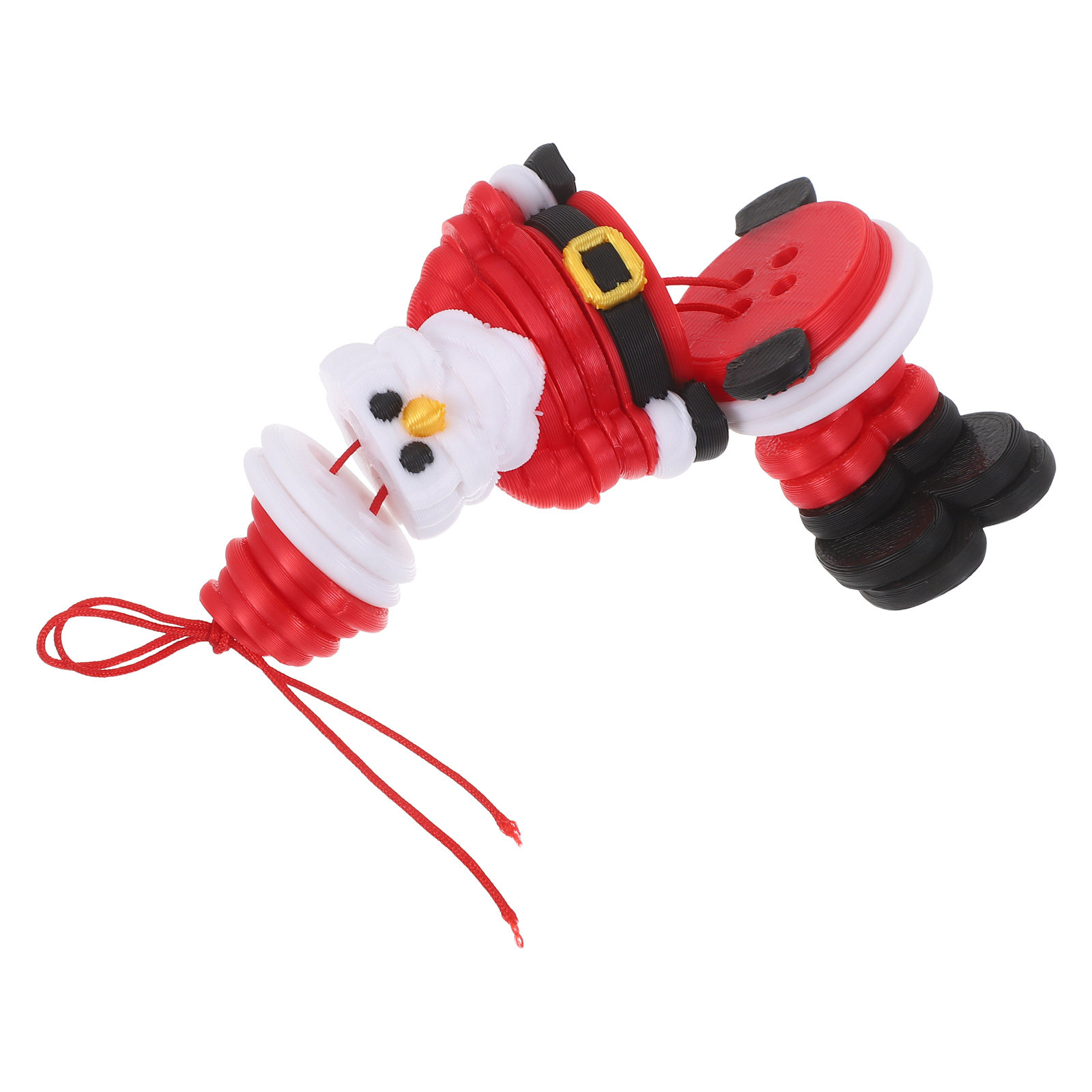 1Set Button Art Santa Ornament - Art And Craft Xmas Tree 评论和价格