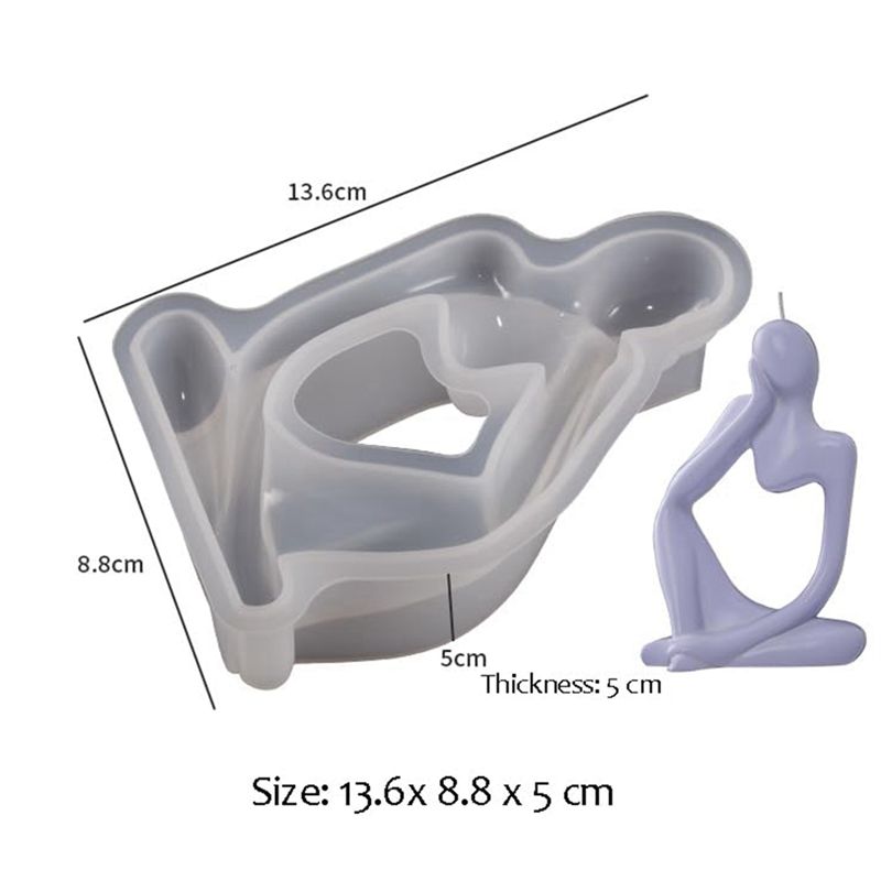 AA73 3 PCS Art Thinker Silicon - Art Craft Description 评论和价格