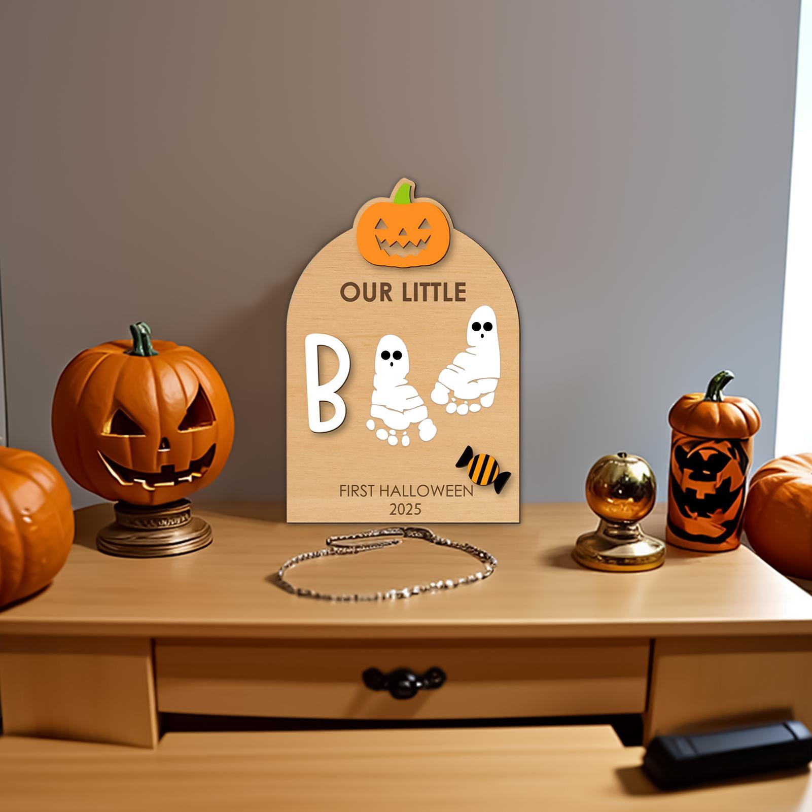 Foot Print Kit For Baby Hallow - Art Craft Halloween 评论和价格