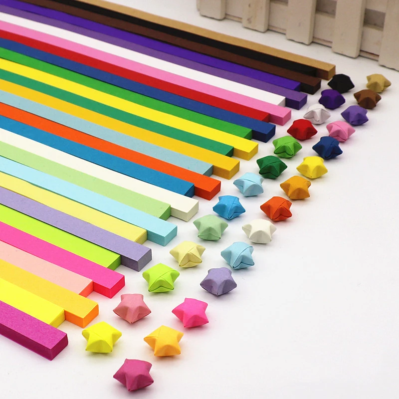 540 Sheets Lucky Origami Stars - Art Craft Halloween 评论和价格