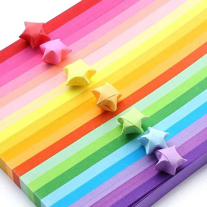 540 Sheets Lucky Origami Stars - Art Craft Halloween 评论和价格