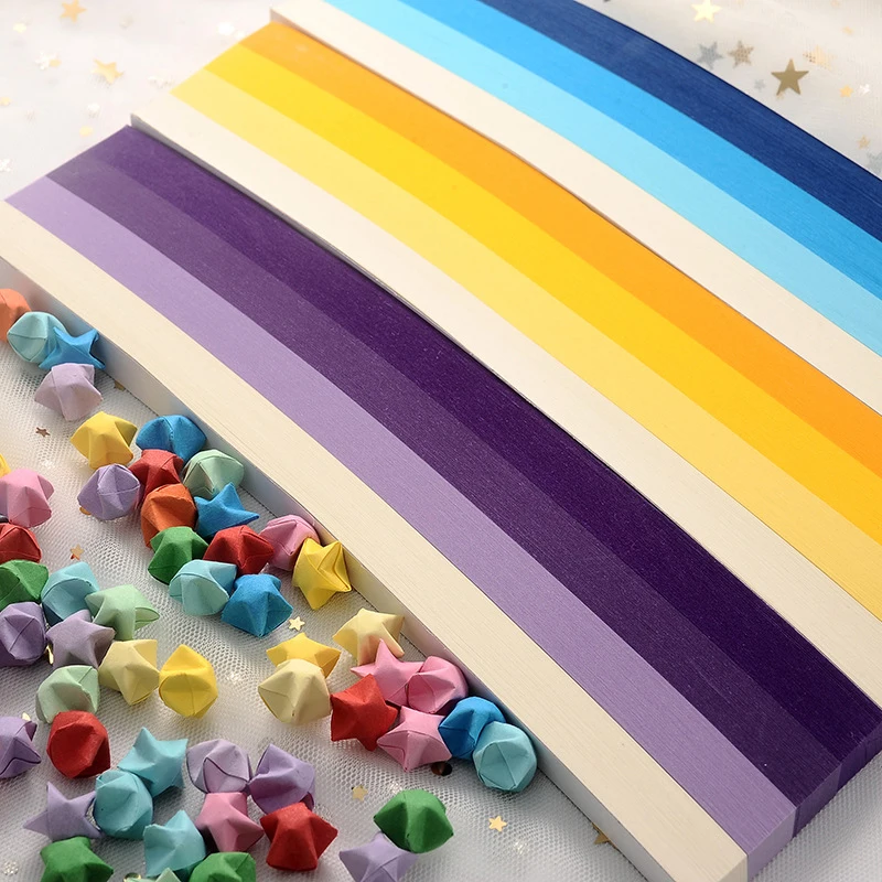 540 Sheets Lucky Origami Stars - Art Craft Halloween 评论和价格