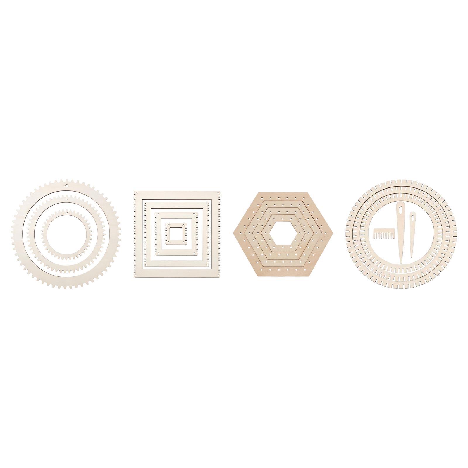 Wooden Weaving Looms Kit DIY C - Art Craft For Kids 评论和价格