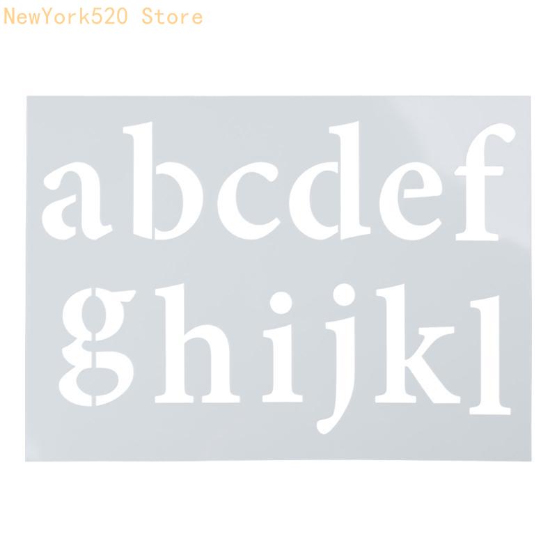 40pcs Letter Stencils Reusable - Art Craft Description 评论和价格