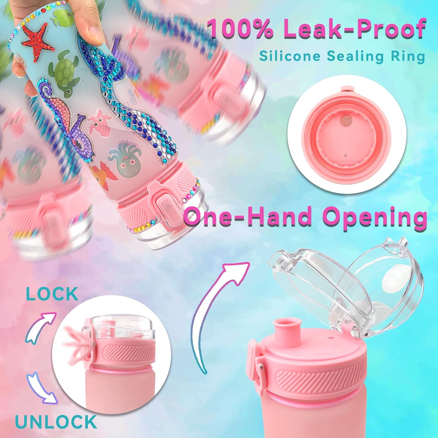 Decorate Your Own Water Bottle - Art Craft Girl 评论和价格