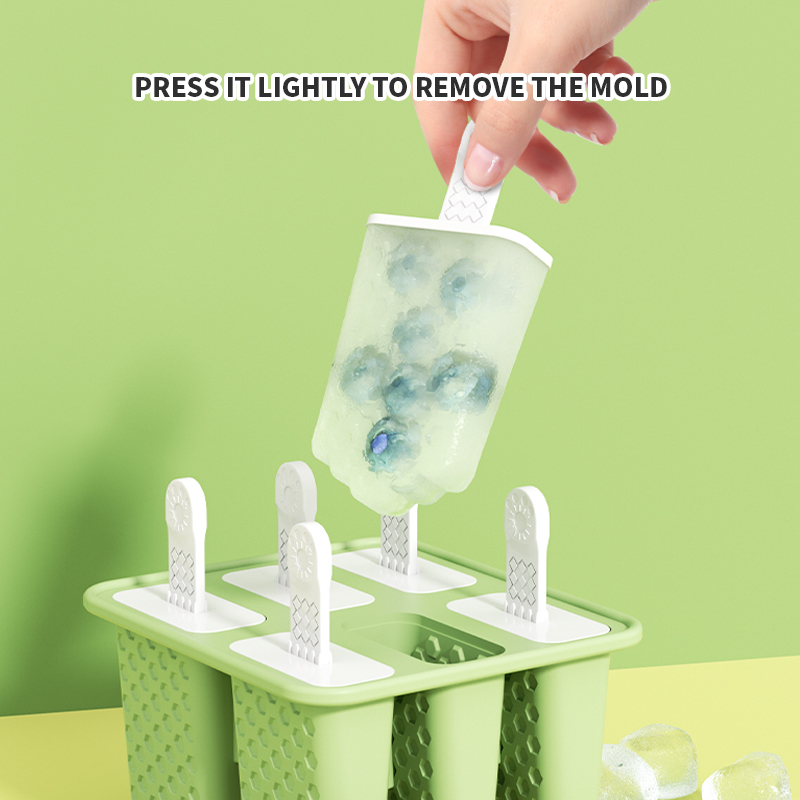 Silicone Popsicle Molds Ice Po - Art Craft Ice Cream 评论和价格