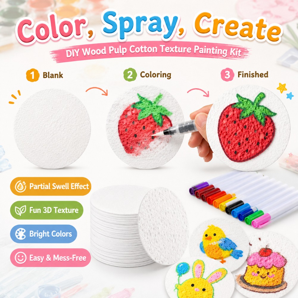 3D Puffy Foam Painting Paper M - Art Craft Halloween 评论和价格