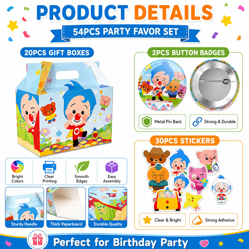 Clown Cartoon Pattern Paper Bo - Art Craft Halloween 评论和价格
