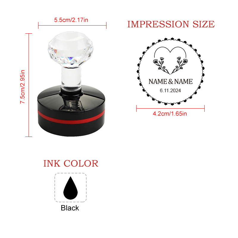 Custom-Made Seal Stamp for Wed - Art Craft Girl 评论和价格