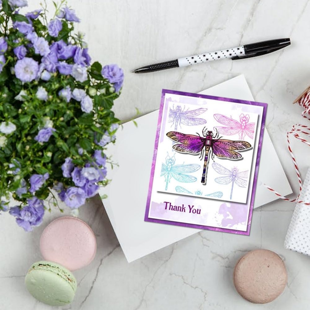 Dragonfly Clear Stamps for DIY - Rubber Stamp Blank 评论和价格