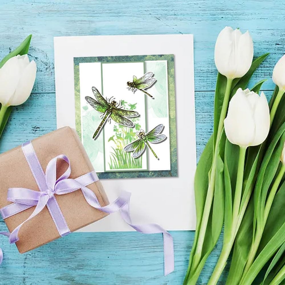 Dragonfly Clear Stamps for DIY - Rubber Stamp Blank 评论和价格