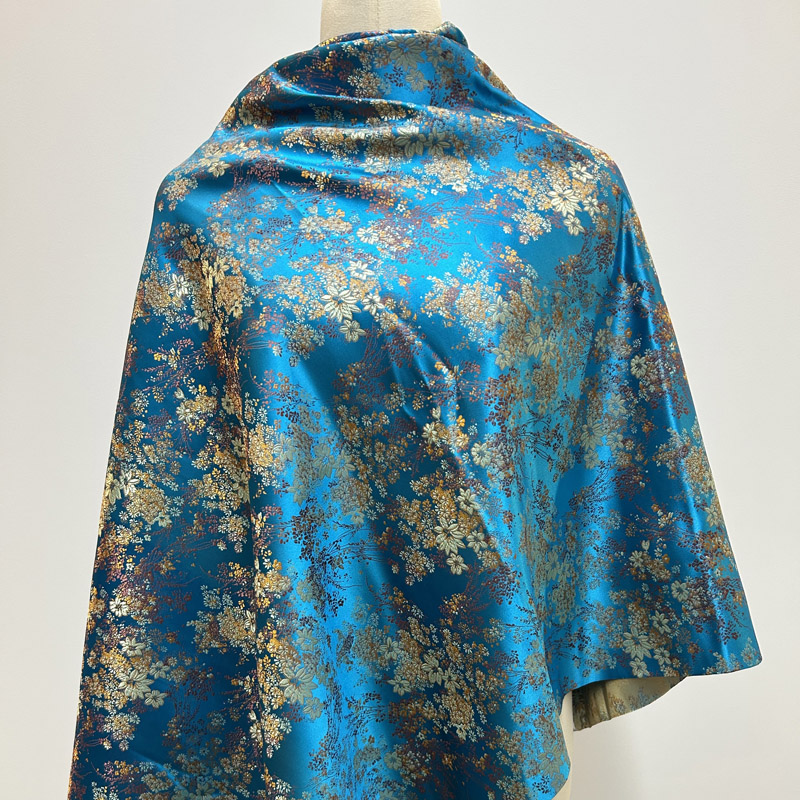 Pre-cut Vibrant Shiny Floral S - Art Craft Upholstery 评论和价格