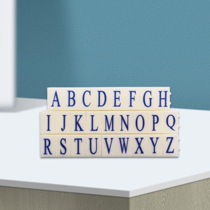 97BA 26Pcs Large Letter Stamp  - Art Craft Description 评论和价格