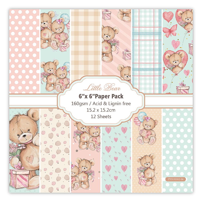12 Sheets little bear Scrapboo - Art Craft Halloween 评论和价格