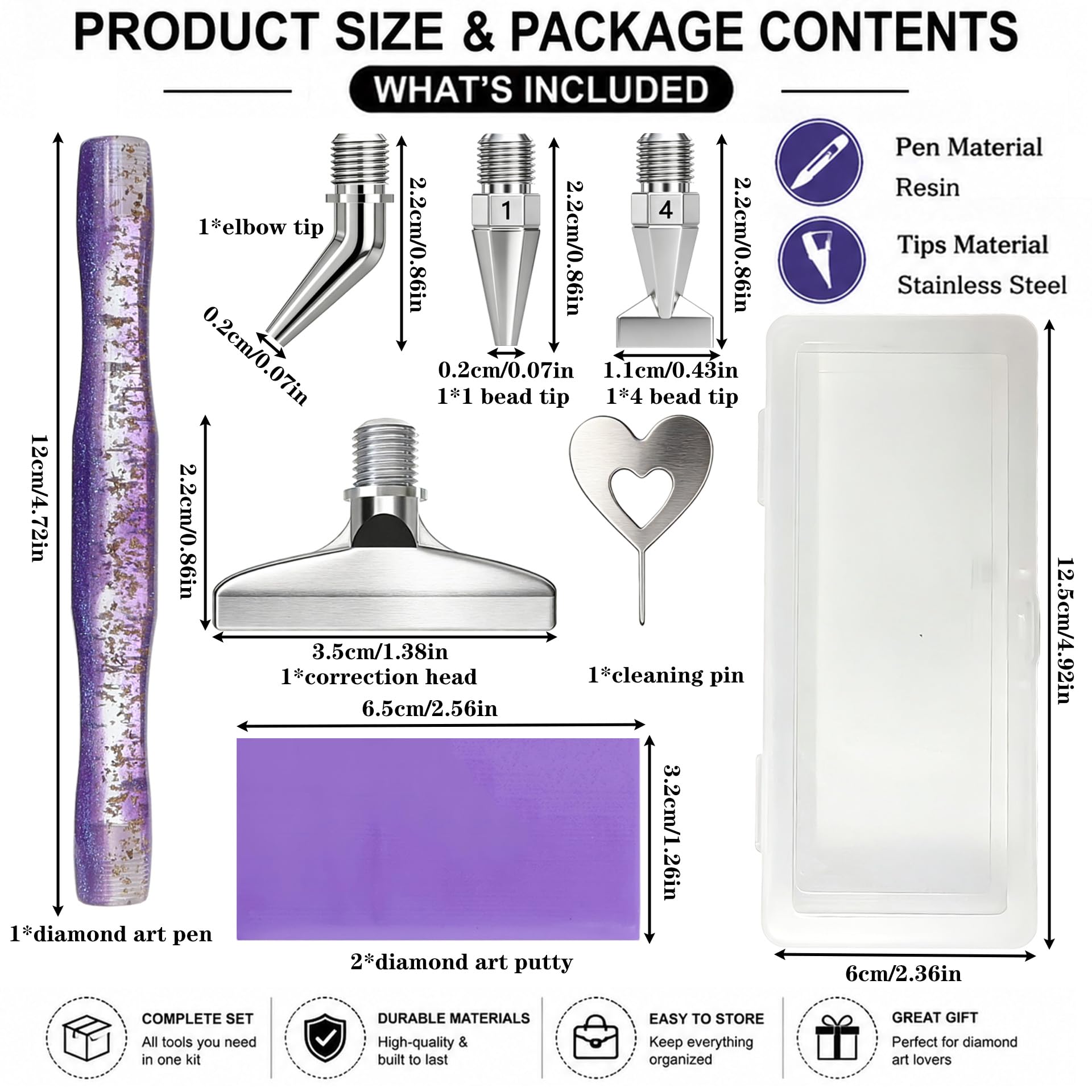 Diamond painting art pen, with - Art Craft For Adults 评论和价格