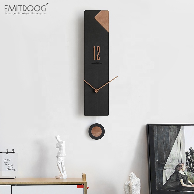 Black Pendulum  Wall Clock Bed - Art Craft India 评论和价格