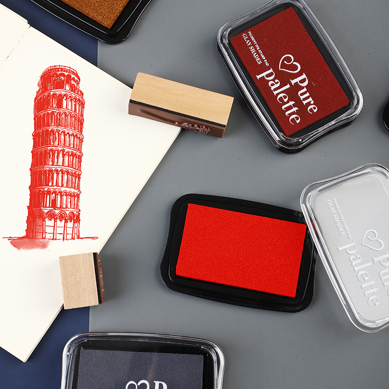 12 Colors Large Size Vintage I - Rubber Stamp Blank 评论和价格