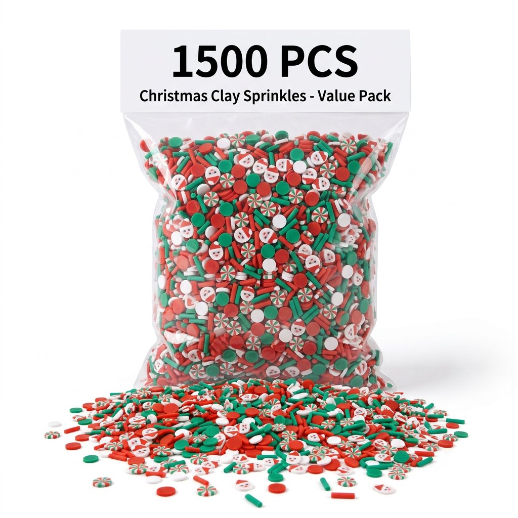1500pcs Christmas Clay Sprinkl - Art Craft Halloween 评论和价格