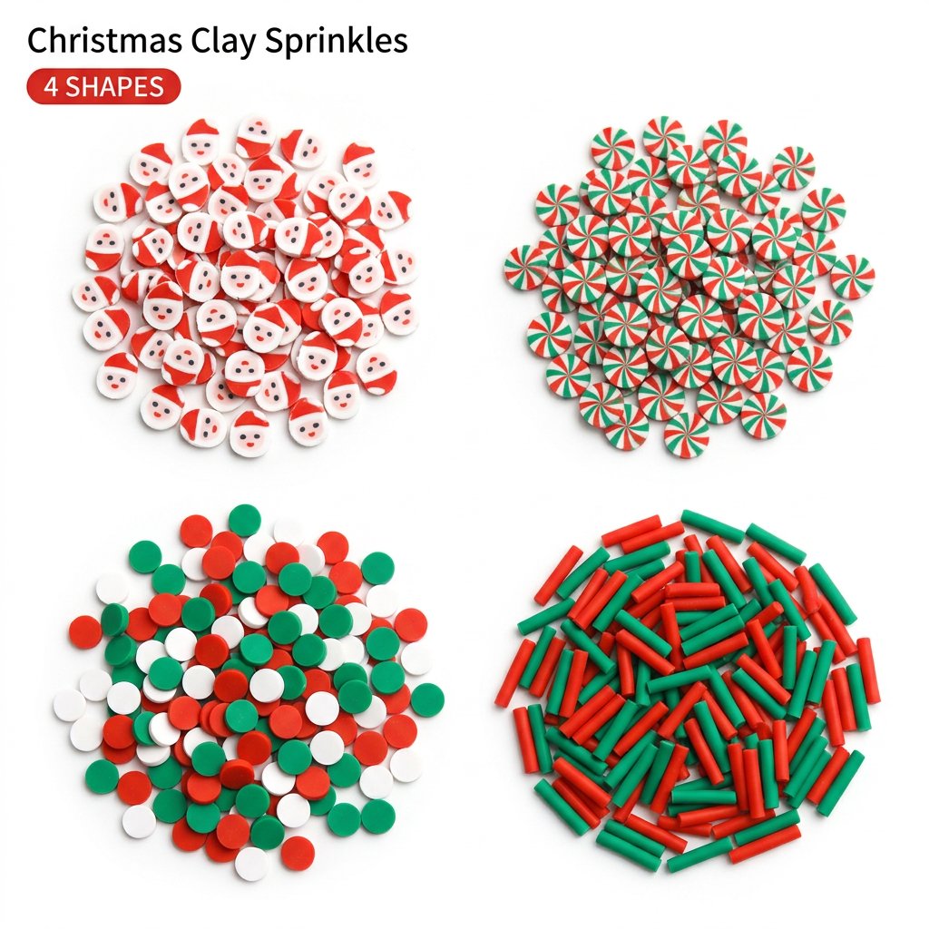 1500pcs Christmas Clay Sprinkl - Art Craft Halloween 评论和价格
