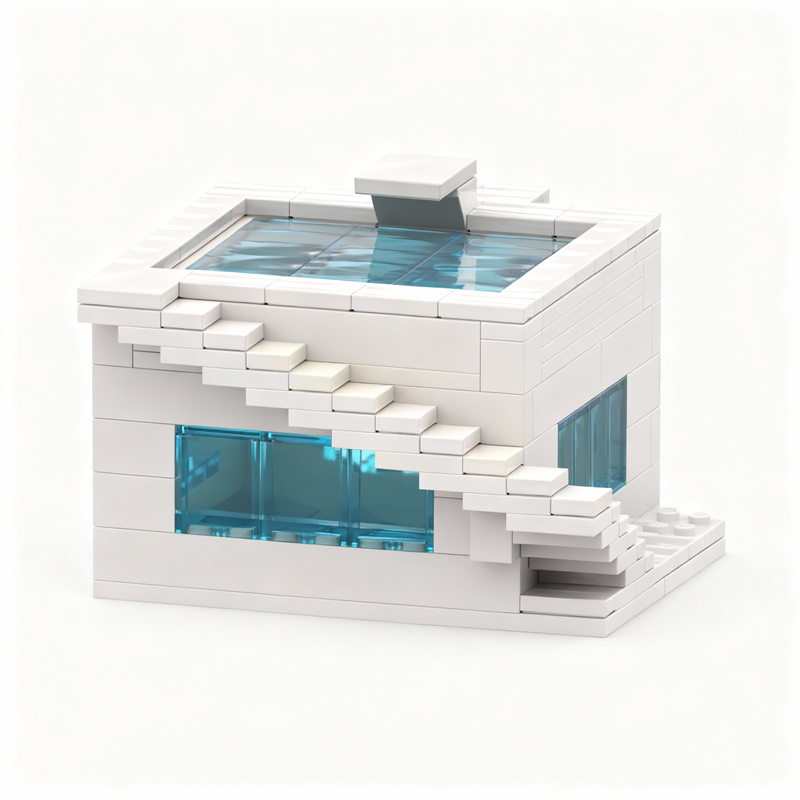 193pcs MOC Outdoor Small Swimm - Art Craft Christmas Ideas 评论和价格
