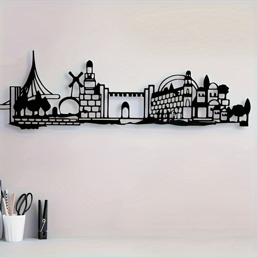 CIFBUY Metal Wall Art Jerusale - Art & Craft Be 评论和价格