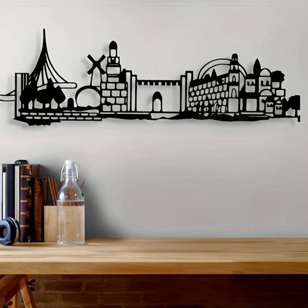 CIFBUY Metal Wall Art Jerusale - Art & Craft Be 评论和价格