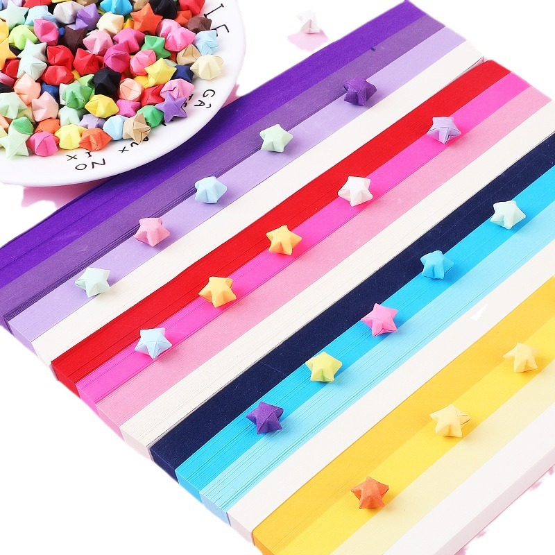 540 Sheets Star Origami Paper  - Art Craft Halloween 评论和价格