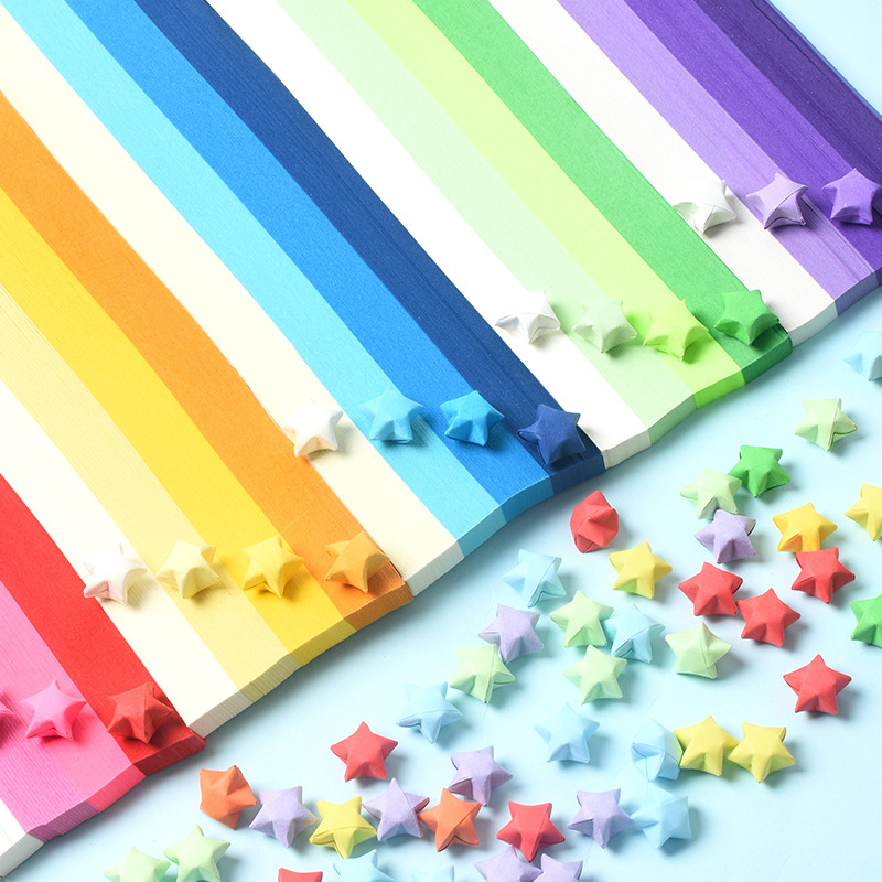 540 Sheets Star Origami Paper  - Art Craft Halloween 评论和价格