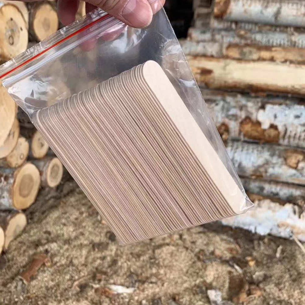 400Pcs Wood Craft Sticks Natur - Art Craft Ice Cream 评论和价格
