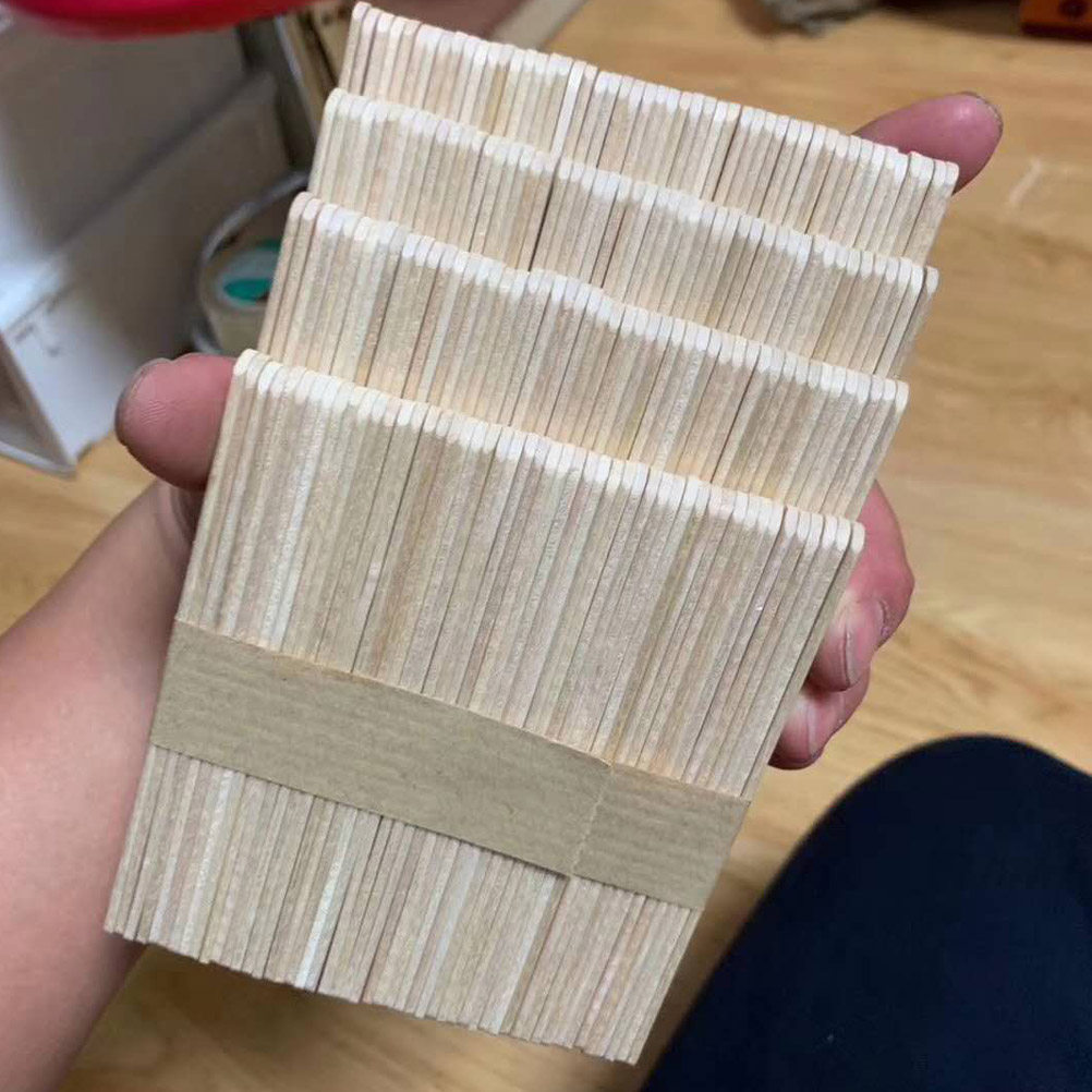 400Pcs Wood Craft Sticks Natur - Art Craft Ice Cream 评论和价格