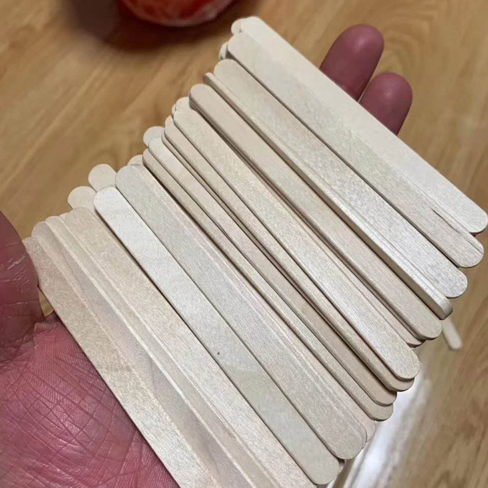 400Pcs Wood Craft Sticks Natur - Art Craft Ice Cream 评论和价格