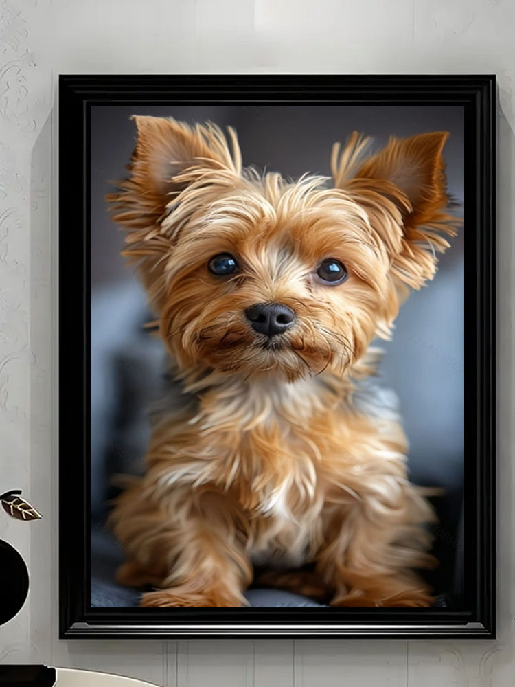 Cute Dog Pattern Diamond Paint - Art Craft For Adults 评论和价格