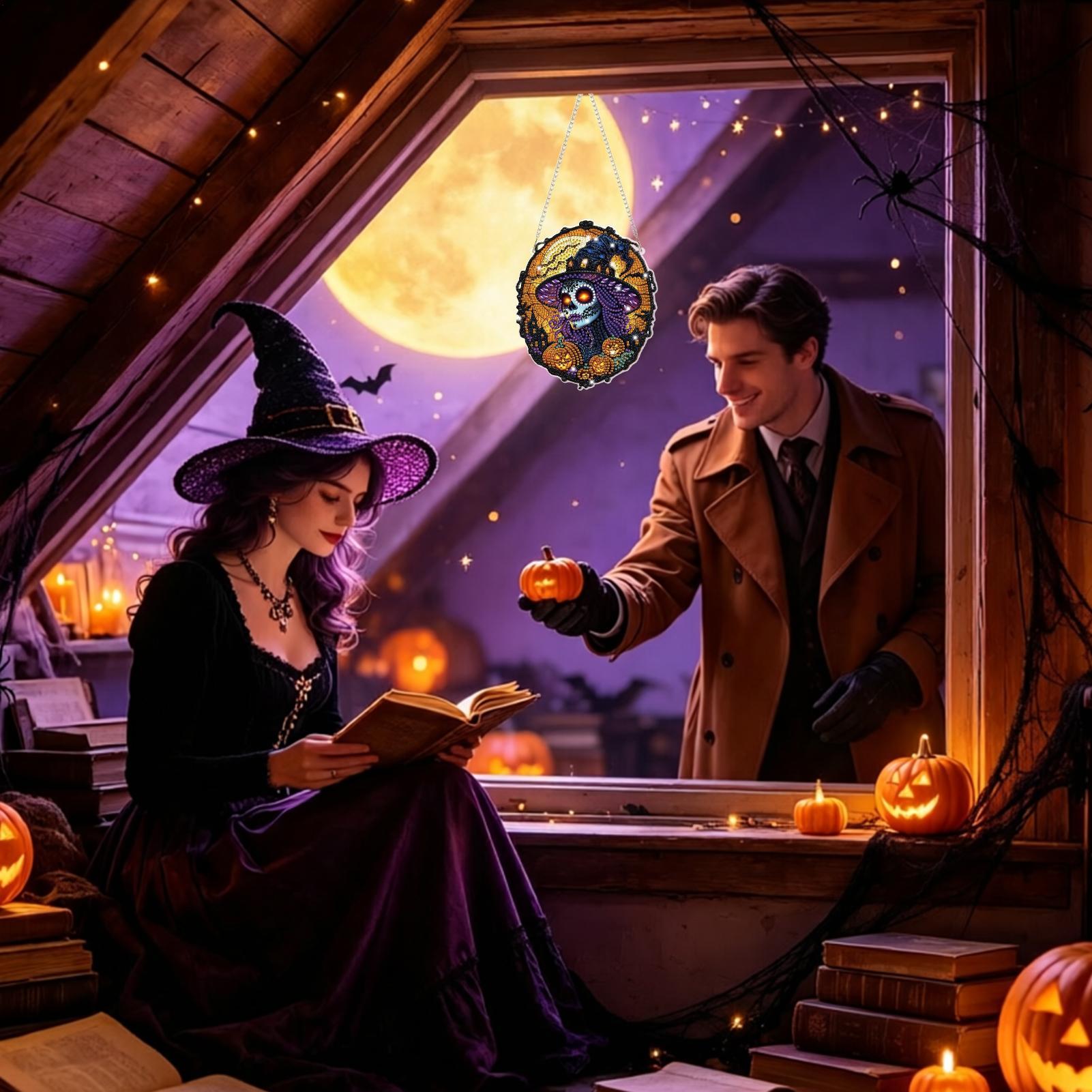 Rhinestone Painting Kit Hallow - Art Craft Halloween 评论和价格