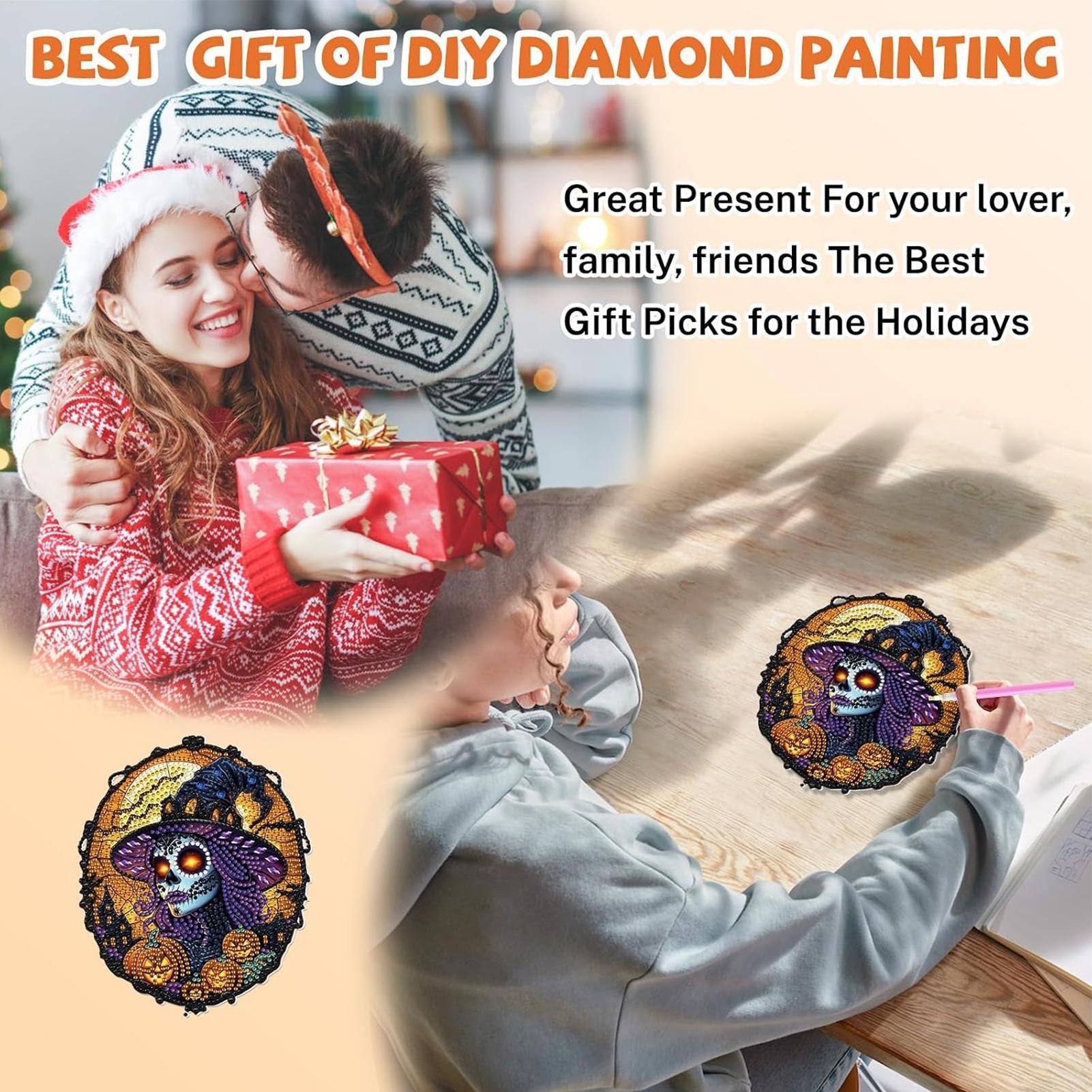 Rhinestone Painting Kit Hallow - Art Craft Halloween 评论和价格