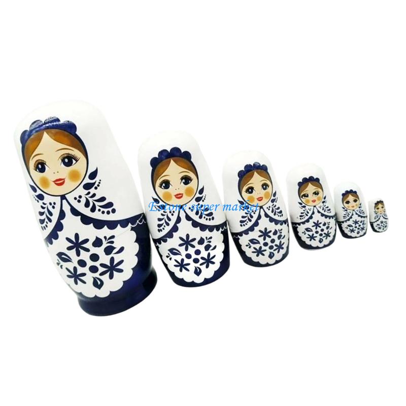 090B 6 Layer Russian Nesting D - Art Craft Girl 评论和价格