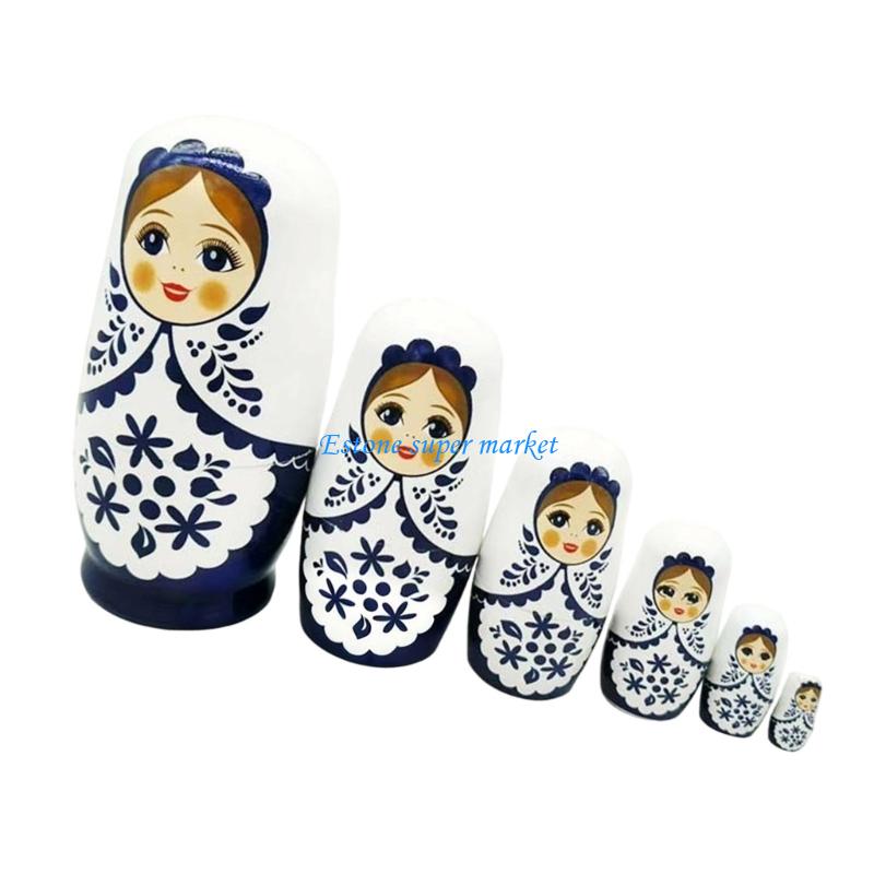 090B 6 Layer Russian Nesting D - Art Craft Girl 评论和价格
